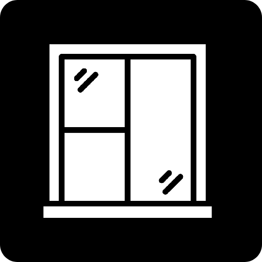 Arched window outline illustration